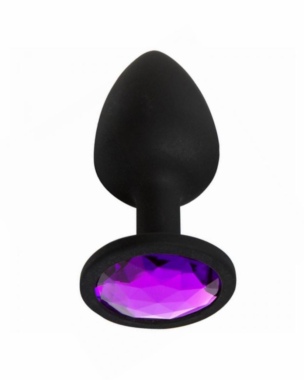 Anal Toys | Booty Bling Jeweled Silicone Butt Plug – Small – Various Colors Anal Toys Anal Toys