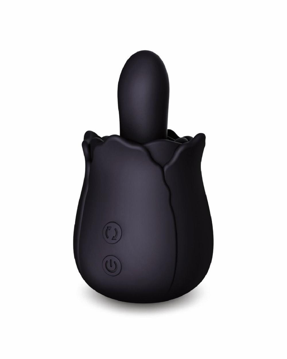 Anal Toys | Bums And Roses Powerful Rimming Tongue Vibrator – Black Anal Toys Anal Toys