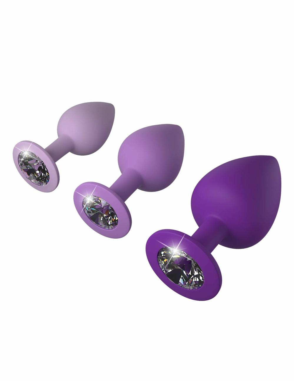 Anal Toys | Fantasy For Her Little Gems Silicone Anal Trainer Set Anal Toys Anal Toys