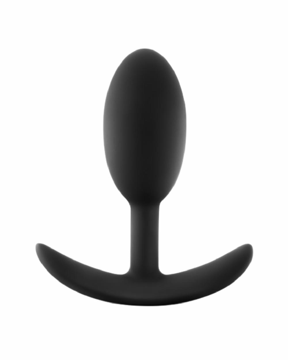 Anal Toys | Luxe Small Wearable Silicone Vibra Slim Plug – Black Anal Toys Anal Toys