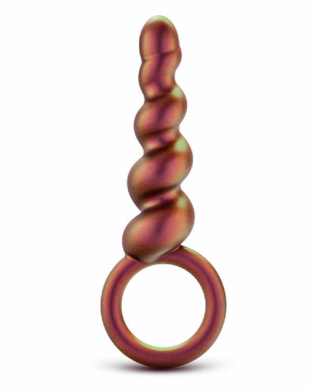 Anal Toys | Matrix First Time Soft Silicone Spiral Anal Beads With Finger Loop Anal Toys Anal Toys