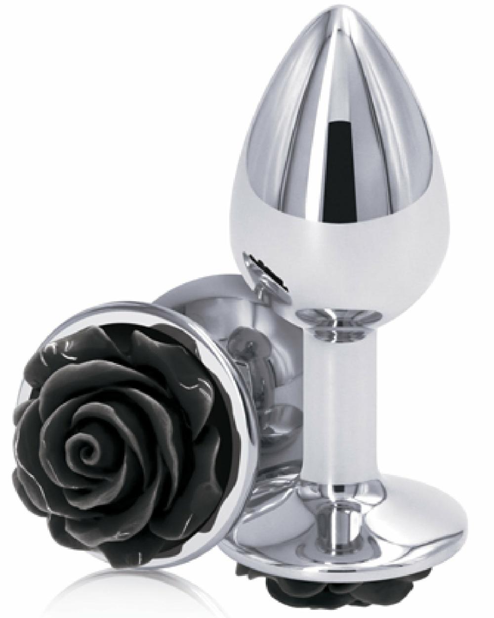 Anal Toys | Rear Assets Black Rose Metal Anal Plug – Small Anal Toys Anal Toys