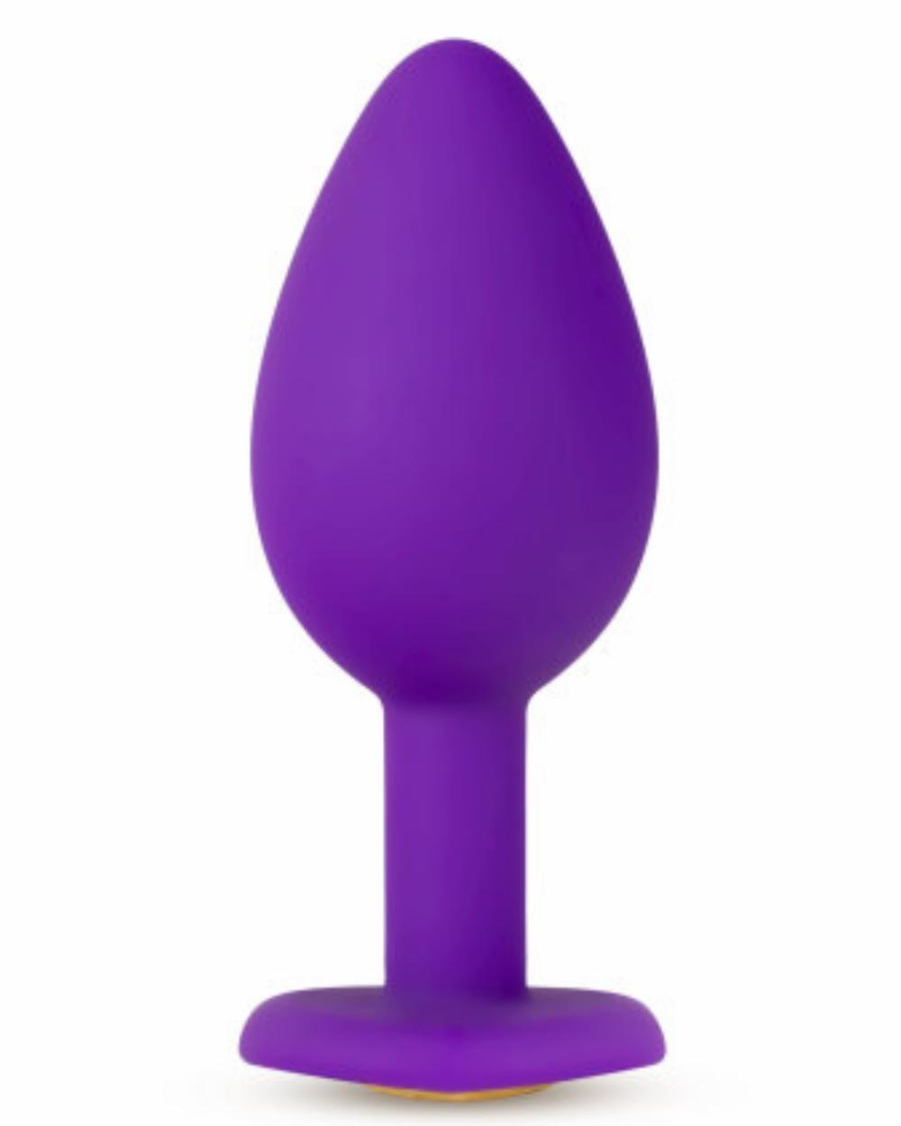 Anal Toys | Temptasia Bling Small Silicone Butt Plug – Purple Anal Toys Anal Toys