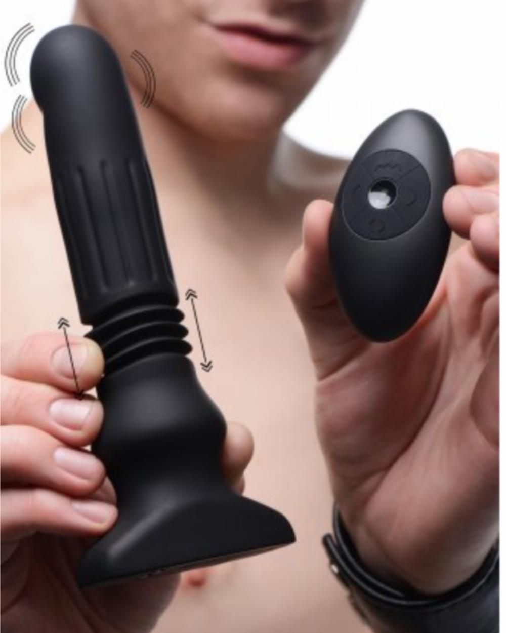 Anal Toys | Thunder Plugs Swelling And Thrusting Silicone Plug With Remote Control Anal Toys Anal Toys