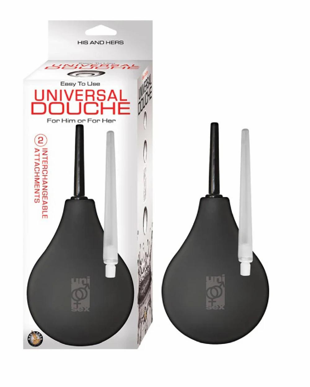 Anal Toys | Universal Easy To Use Anal Douche With Silicone Bulb- Black Anal Toys Anal Toys