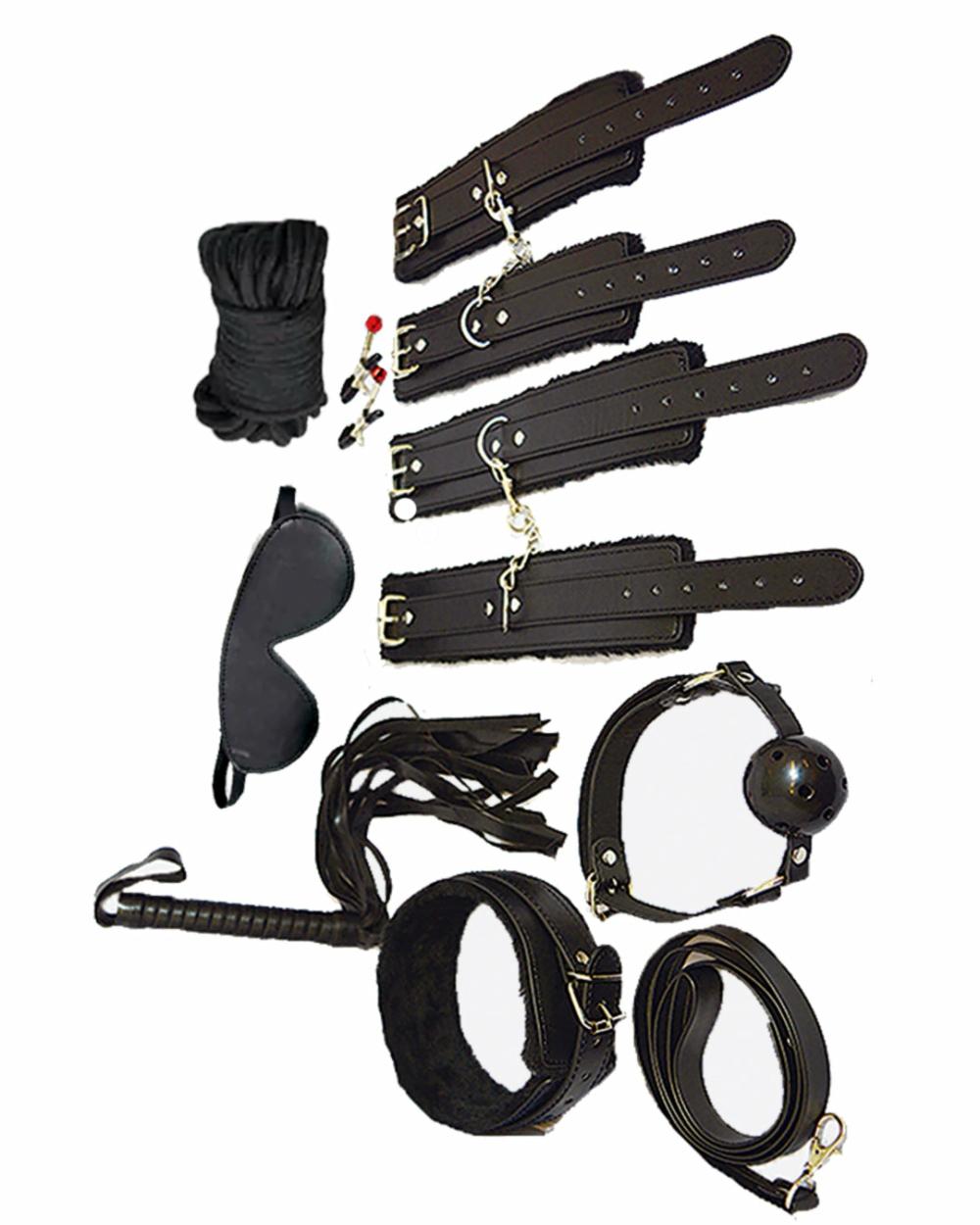 Bondage | Everything Bondage 9 Piece Beginner’S Bondage Kit – Black Bondage Bondage