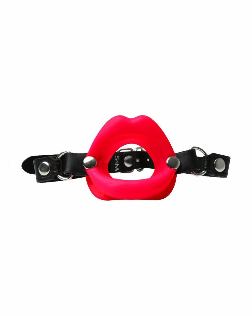 Bondage | Sex And Mischief Silicone Lip Shaped Mouth Gag – Red Bondage Bondage