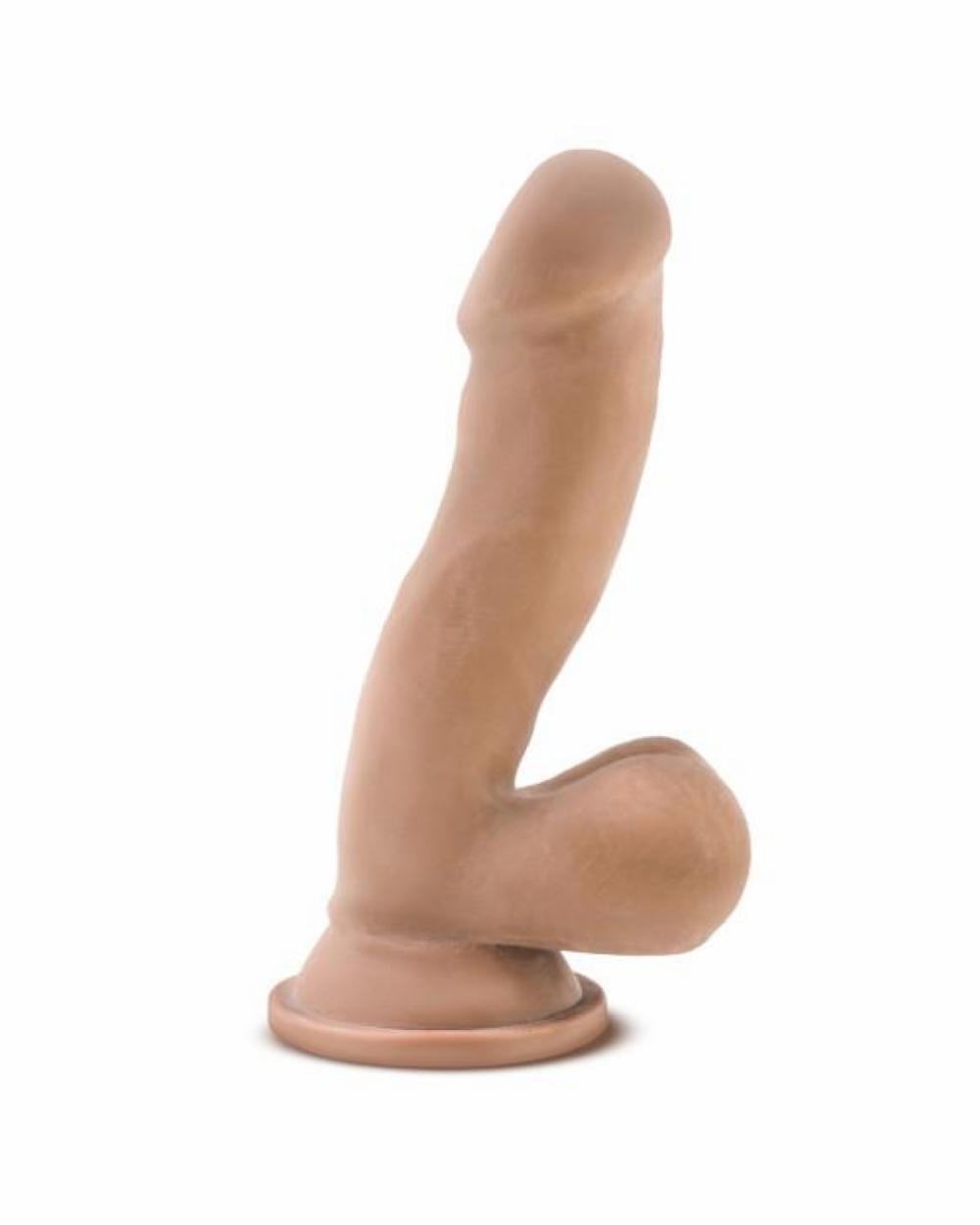 Dildos | Au Naturel 6.5 Inch Dual Density Suction Cup Dildo – Mocha Dildos Dildos