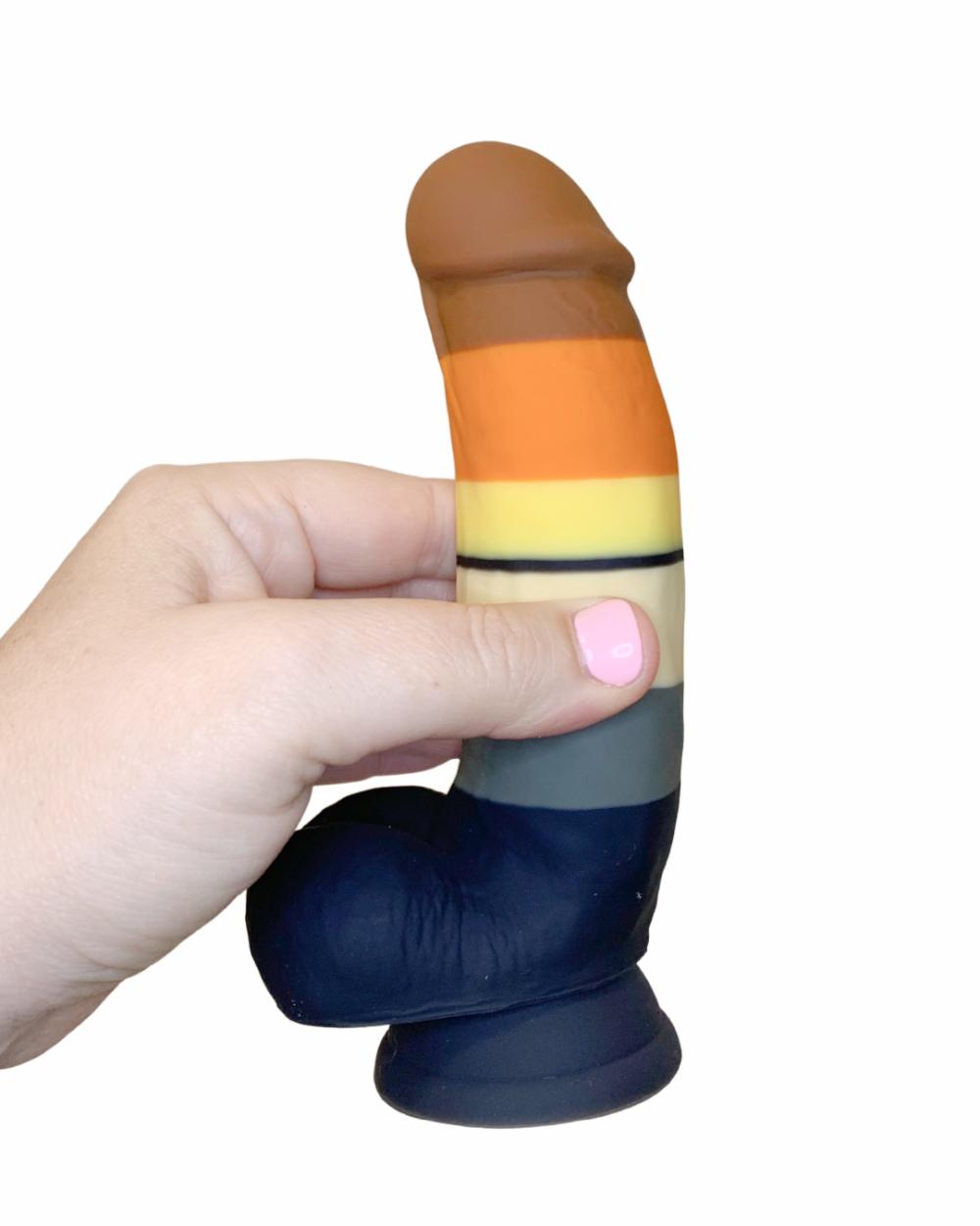 Dildos | Bear Pride 7 Inch Silicone Suction Cup Dildo Dildos Dildos