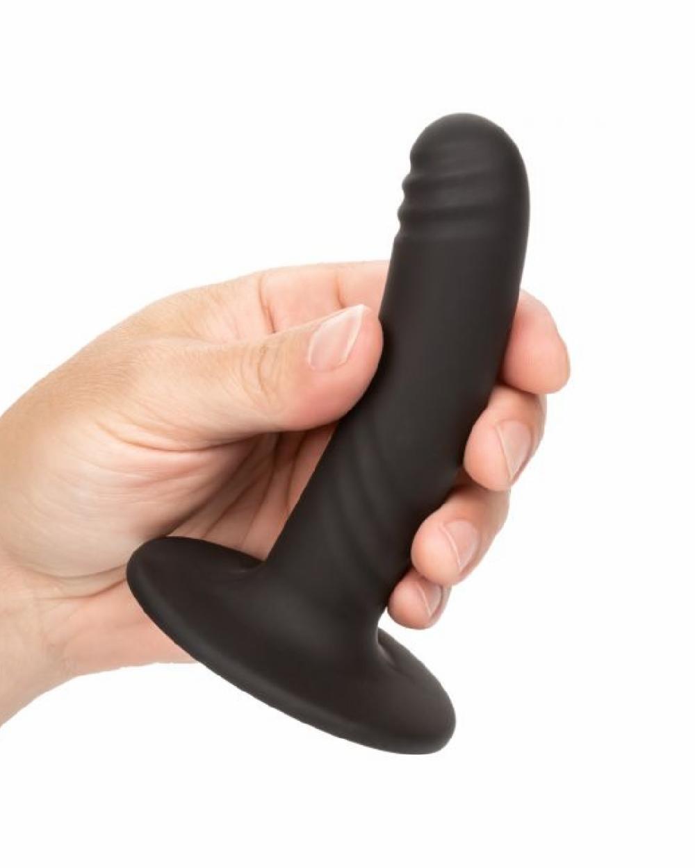 Dildos | Boundless 4.75 Inch Ridged Black Silicone Dildo Dildos Dildos