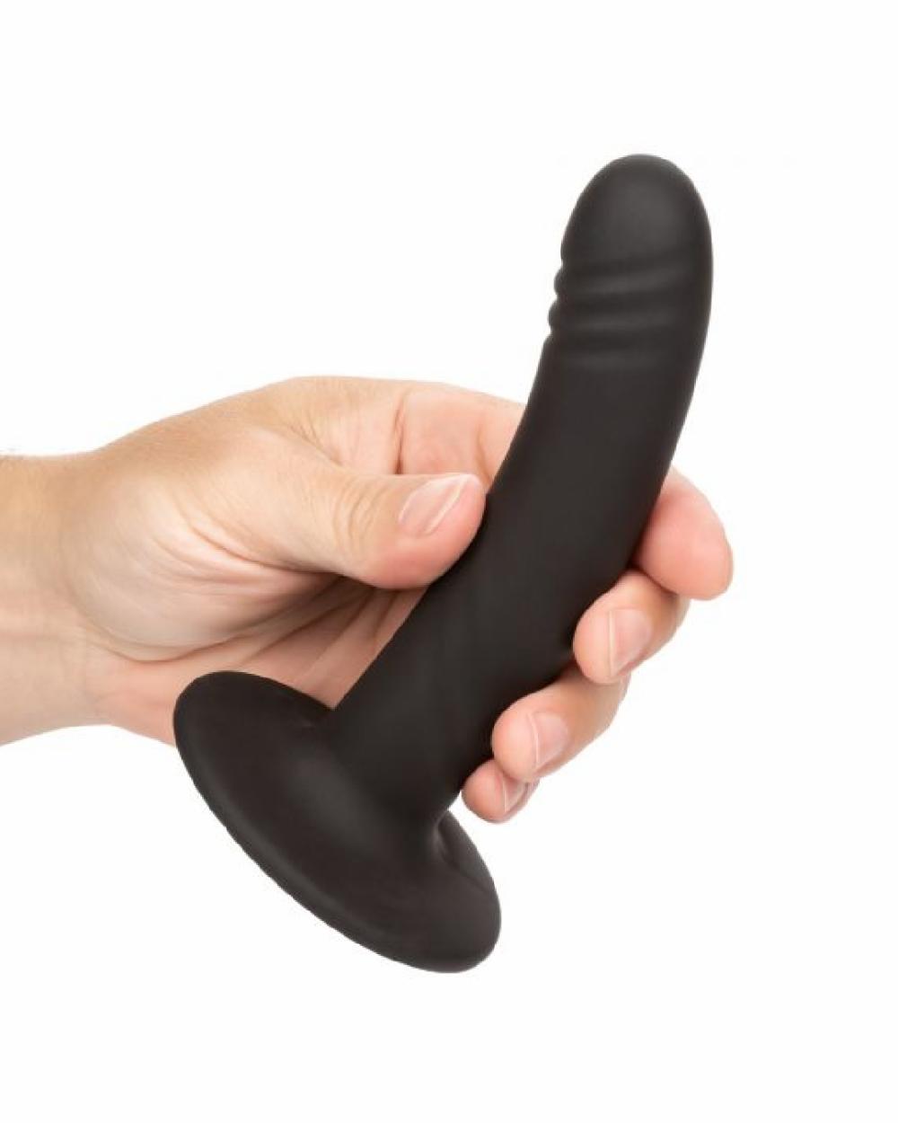 Dildos | Boundless 6 Inch Ridged Black Silicone Dildo Dildos Dildos