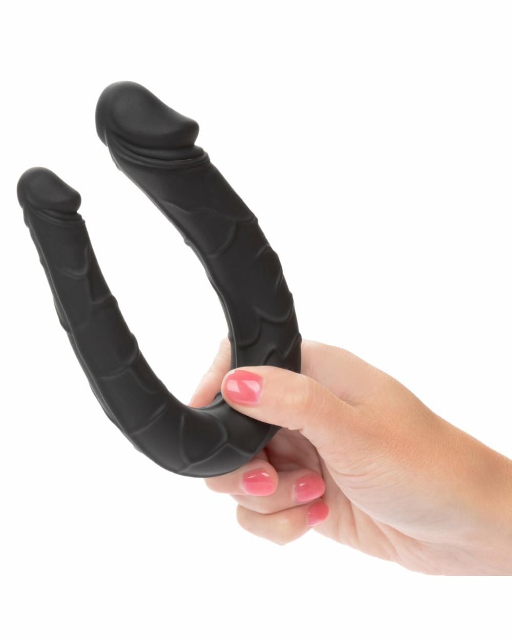 Dildos | Boundless Ac/Dc 13 Inch Slim Double Dildo – Black Dildos Dildos