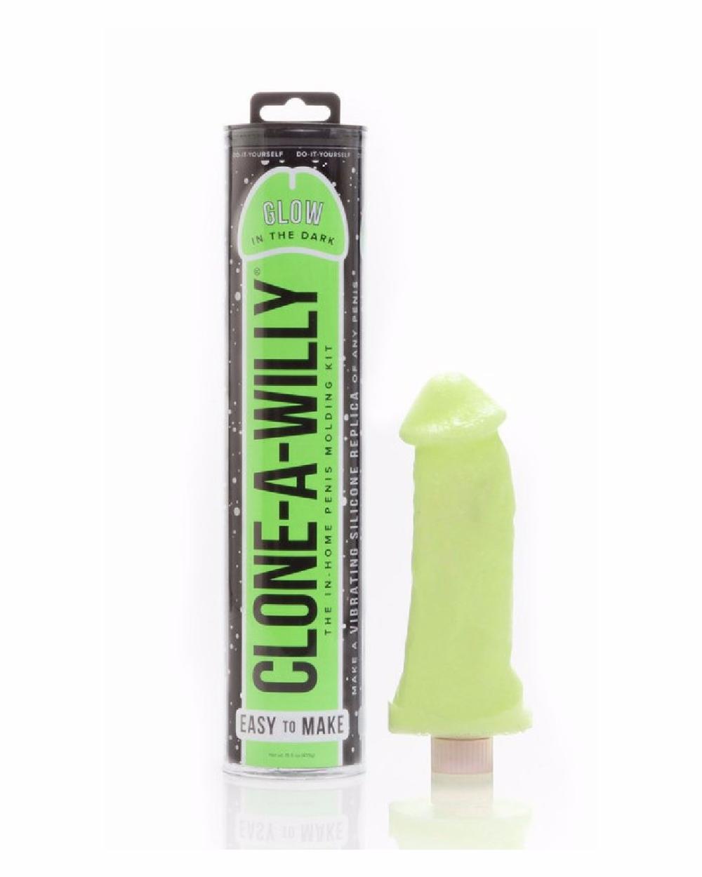 Dildos | Clone A Willy Vibrating Silicone Penis Casting Kit – Glow In The Dark Green Dildos Dildos