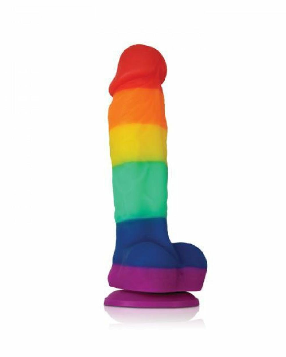 Dildos | Colours Pride Edition Rainbow Silicone 7 Inch Dildo Dildos Dildos