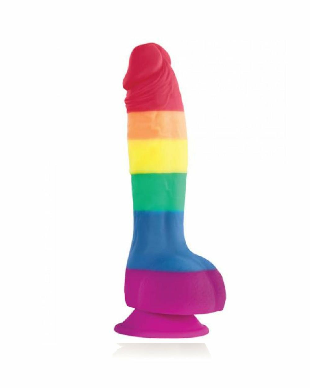 Dildos | Colours Pride Edition Rainbow Silicone 8.5 Inch Dildo Dildos Dildos