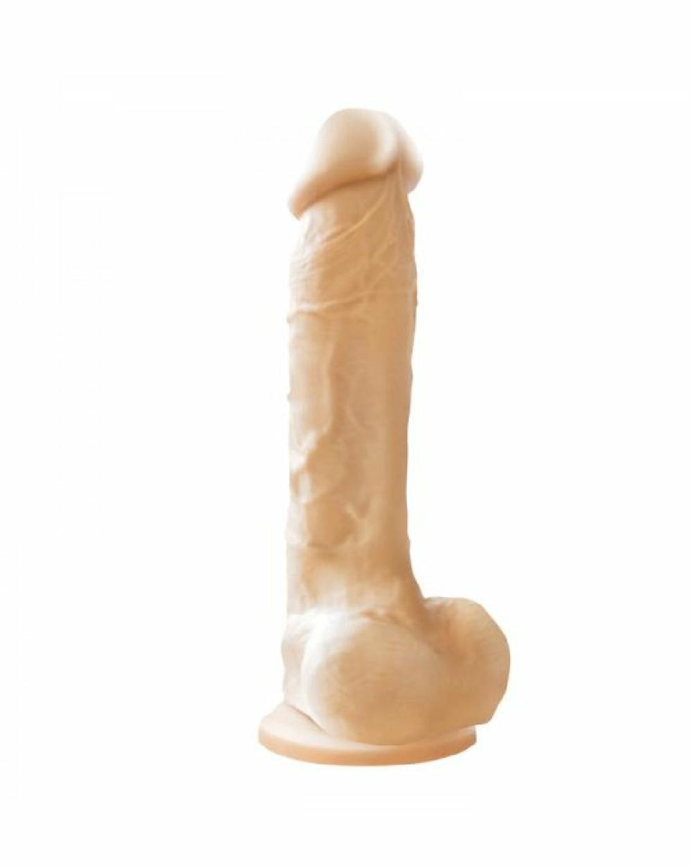 Dildos | Colours Realistic 9.5 Inch Silicone Dildo – Vanilla Dildos Dildos