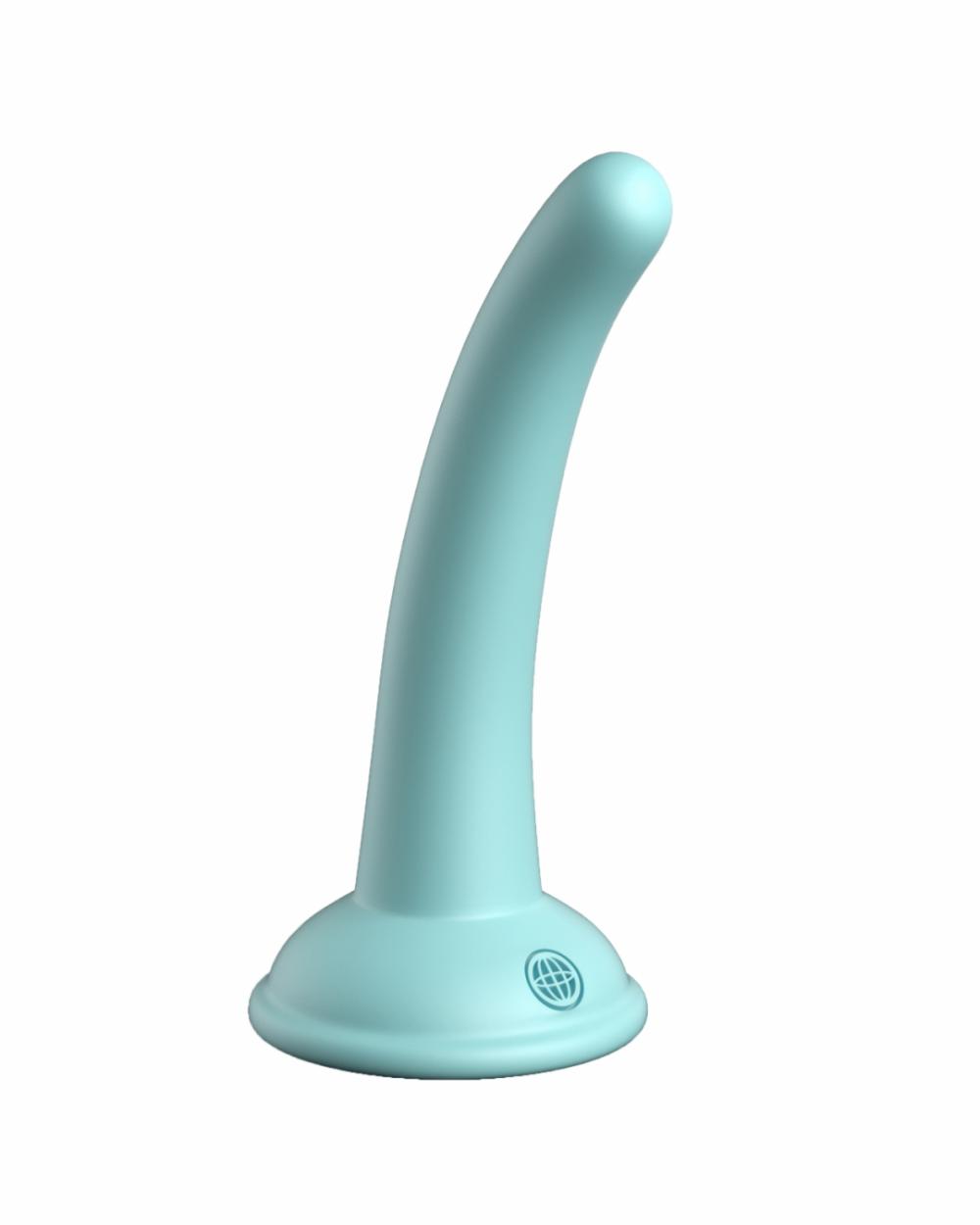 Dildos | Curious 5 Inch First Time & Pegging Silicone Dildo – Teal Dildos Dildos