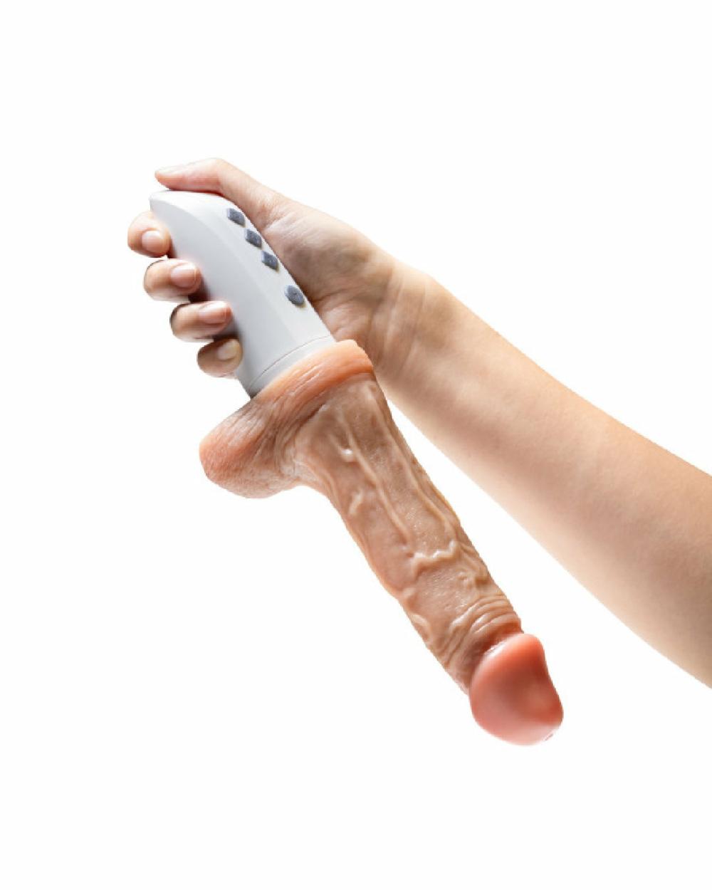 Dildos | Dr. Hammer Thrusting Realistic 7 Inch Dildo With Handle And Mount Dildos Dildos