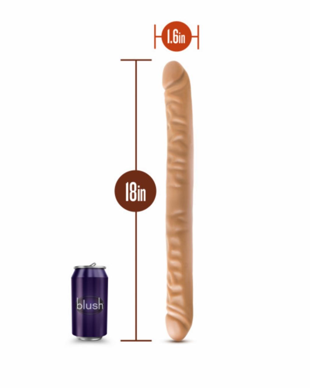 Dildos | Dr. Skin 18 Inch Double Ended  Dildo – Mocha Dildos Dildos