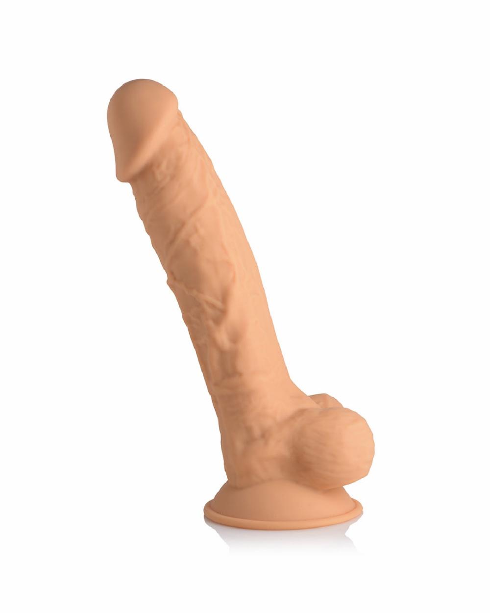 Dildos | Fleshstixxx 8.5 Inch Bendable Silicone Dildo With Balls – Caramel Dildos Dildos