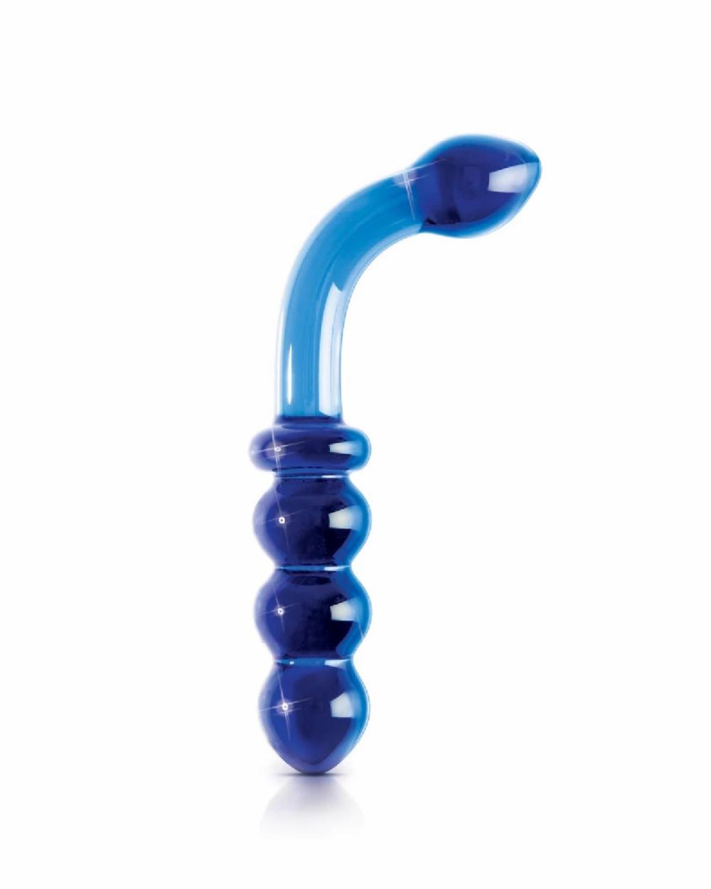 Dildos | Icicles 31 Blue 7 Inch Glass G-Spot And P-Spot Dildo Dildos Dildos