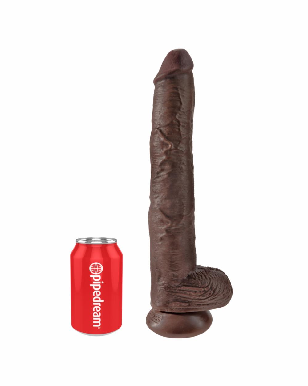 Dildos | King Cock 14 Inch Suction Cup Dildo With Balls – Chocolate Dildos Dildos