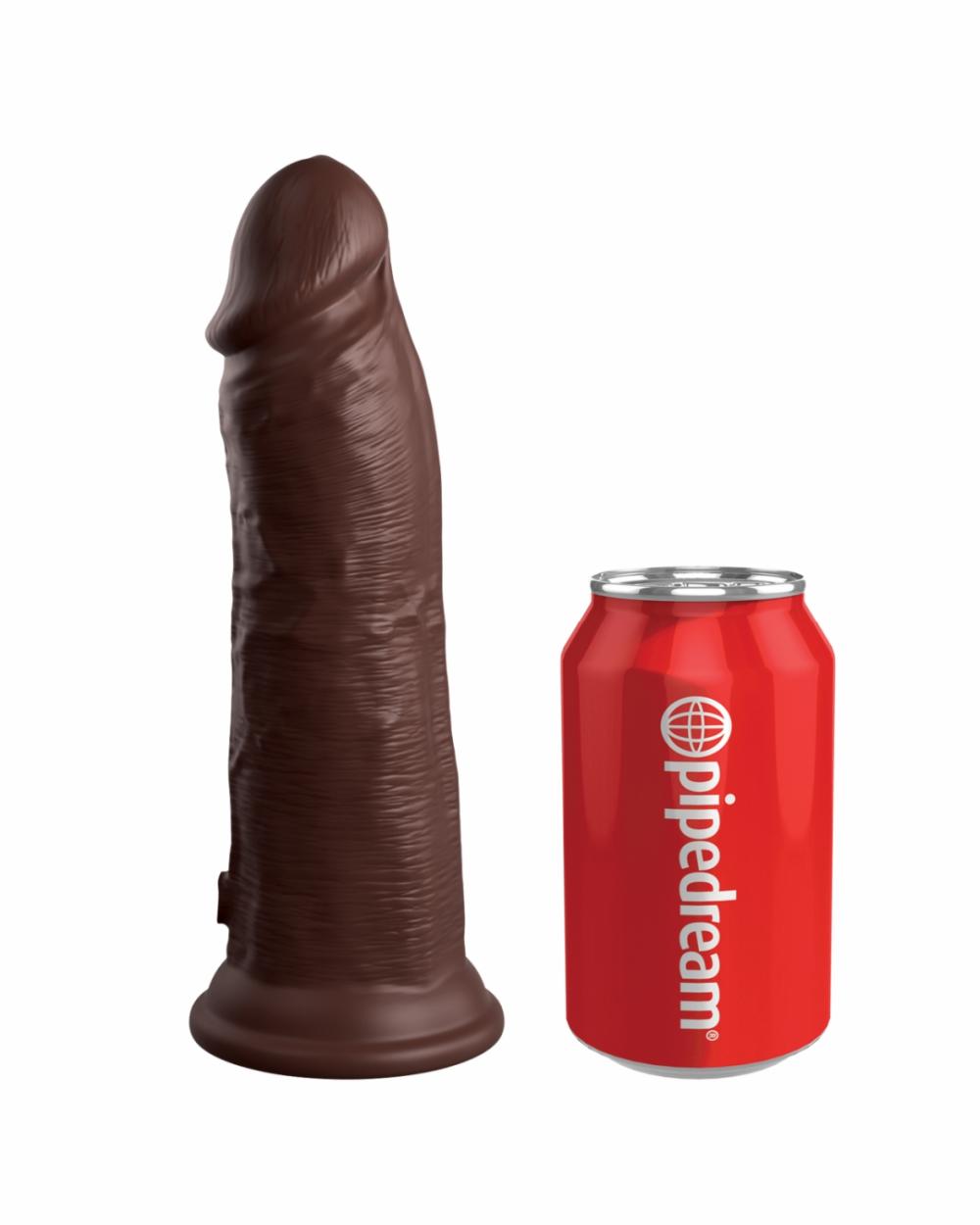 Dildos | King Cock Elite 8" Silicone Dual Density Dildo – Chocolate Dildos Dildos