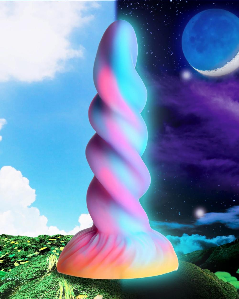 Dildos | Moon Rider Glow-In-The-Dark 8" Unicorn Dildo Dildos Dildos