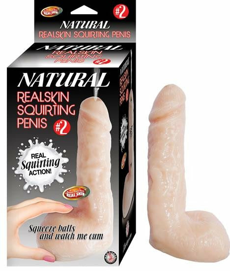 Dildos | Natural Realskin Squirting Dildo 7 Inch – Vanilla Dildos Dildos