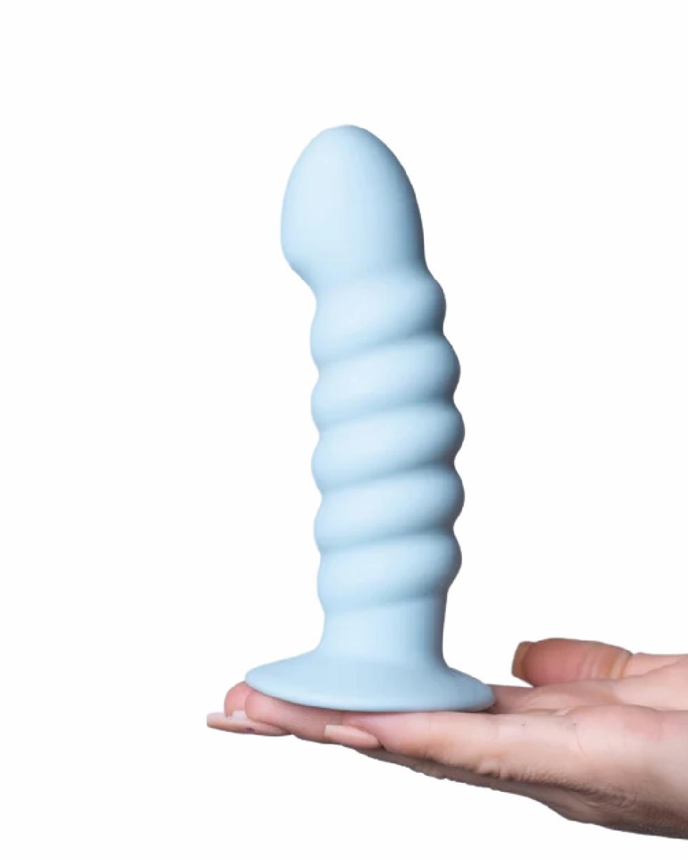 Dildos | Paris 5.5 Inch Firm Ribbed Blue Silicone Dildo Dildos Dildos