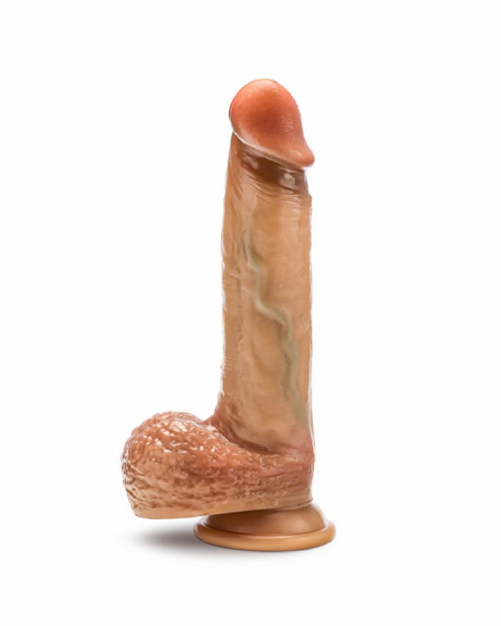 Dildos | Raphael Ultra Realistic 9.5 Inch Silicone Dildo With Sliding Foreskin – Caramel Dildos Dildos