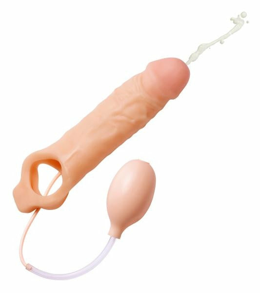 Dildos | Realistic Ejaculating 9.5 Inch Cock Extension – Vanilla Dildos Dildos