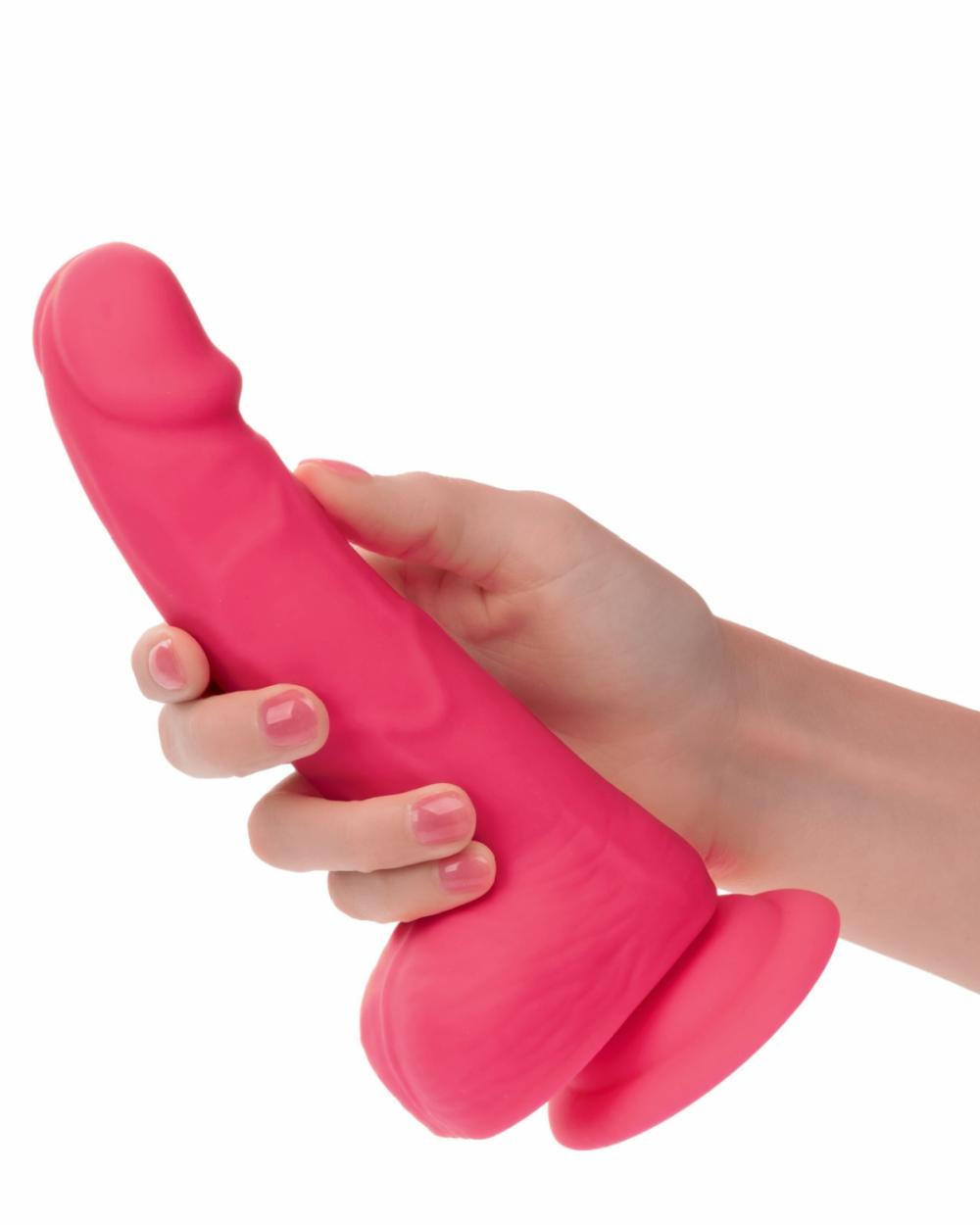 Dildos | Silicone Stud 8 Inch Suction Cup Dildo – Pink Dildos Dildos