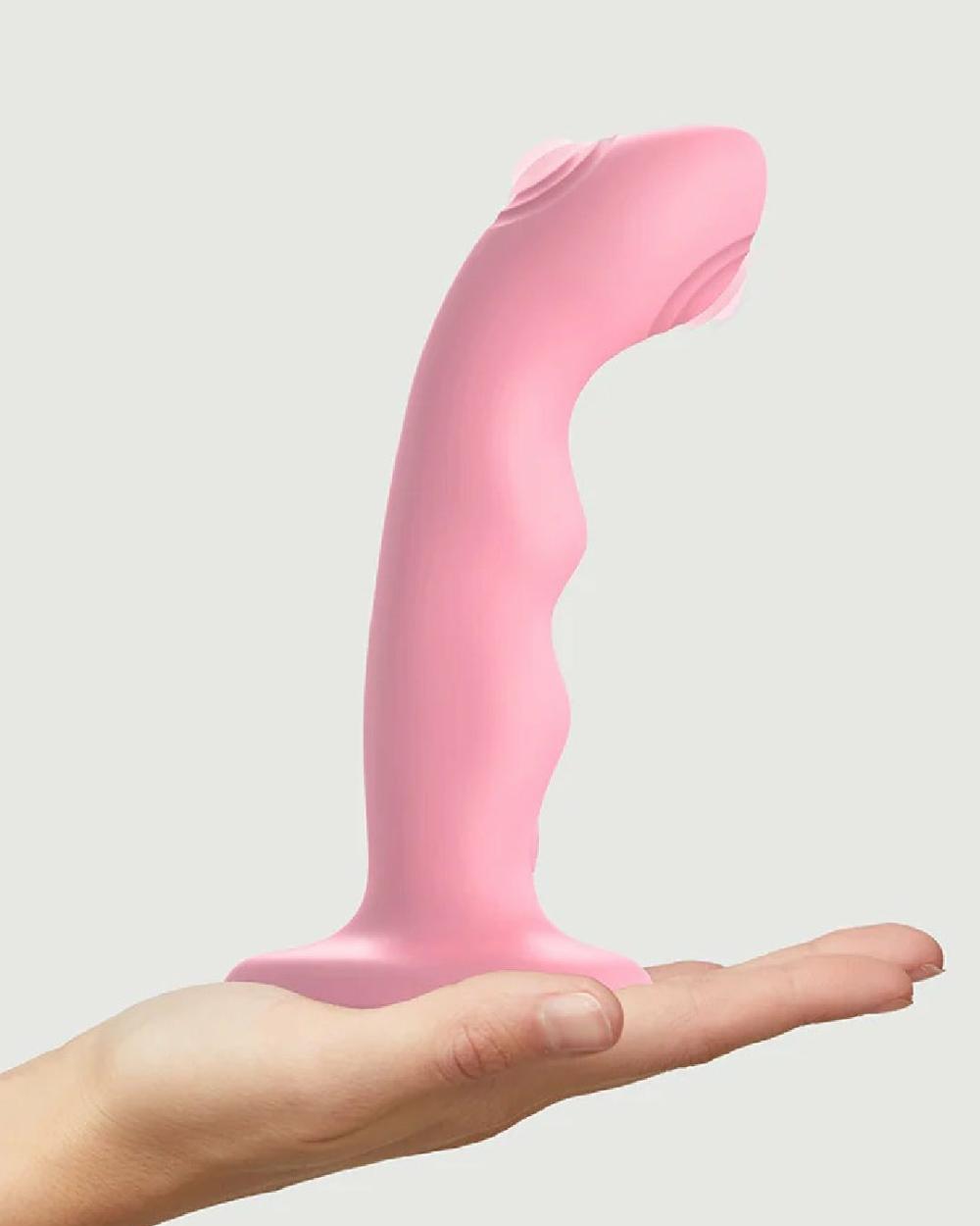 Dildos | Strap On Me G-Spot Tapping Silicone Dildo – Pink Dildos Dildos