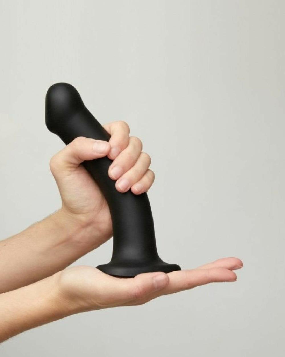 Dildos | Strap-On-Me Semi-Realistic 8 Inch Silicone Dildo – Black Dildos Dildos