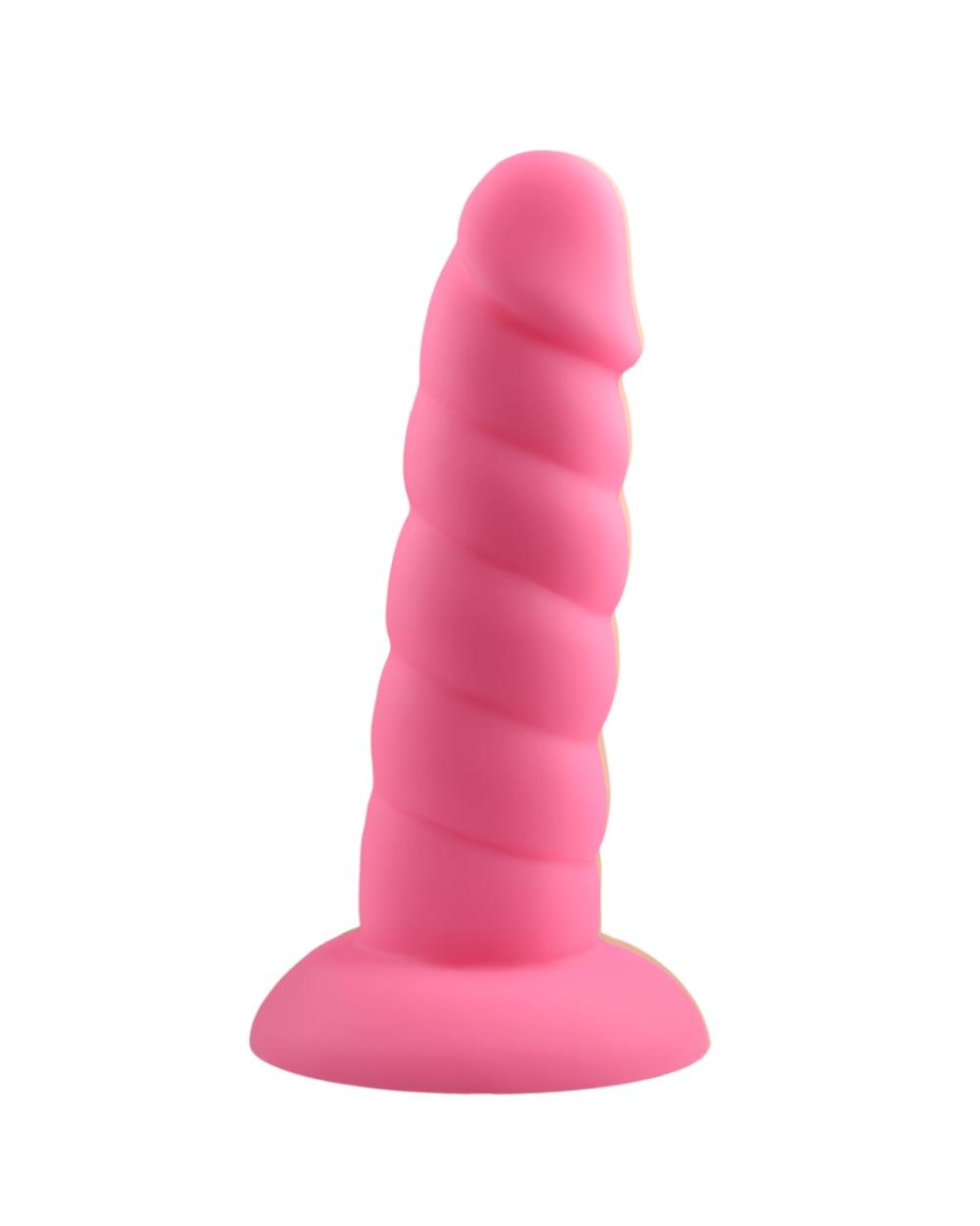 Dildos | Suga Daddy 5.5 Inch Swirled Pink Silicone Dildo Dildos Dildos