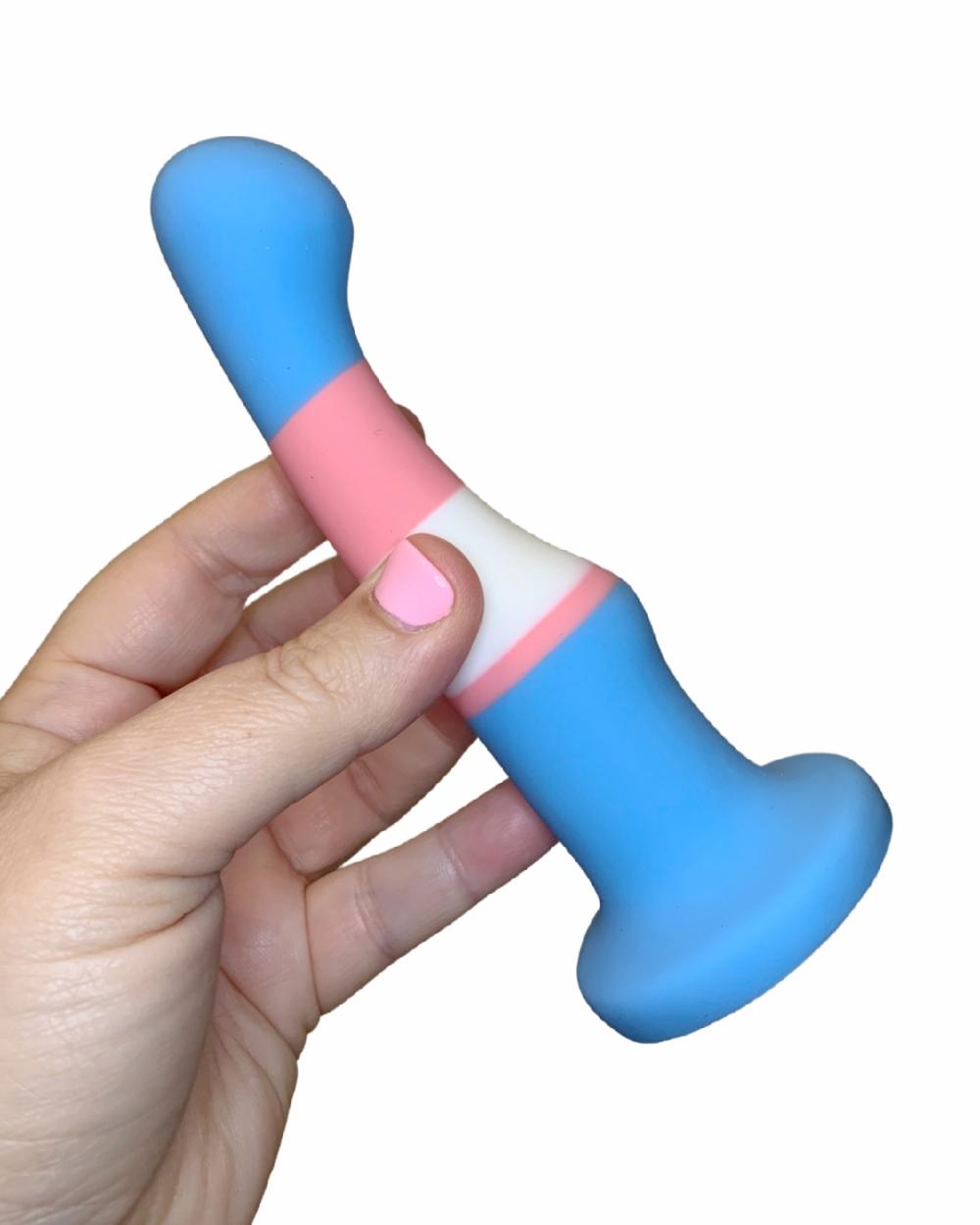 Dildos | Trans Pride 6 Inch Silicone Suction Cup Dildo Dildos Dildos