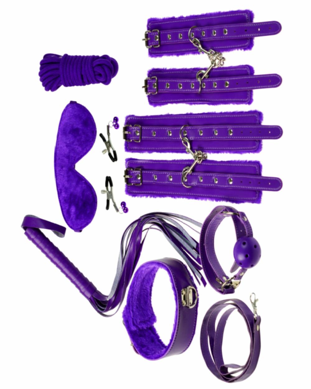 For Couples | Everything Bondage 9 Piece Beginner’S Bondage Kit – Purple Bondage Bondage