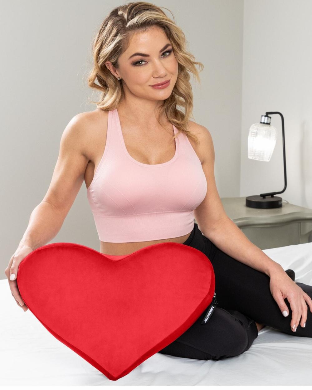 For Couples | Heart Wedge Sex Positioning Cushion – Red For Couples For Couples