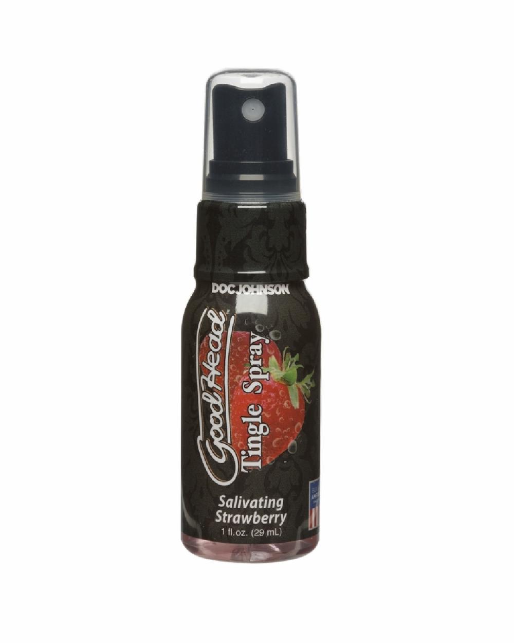 Lubes & Body | Goodhead Oral Sex Strawberry Flavored Tingle Spray 1 Fl Oz Lubes & Body Lubes & Body