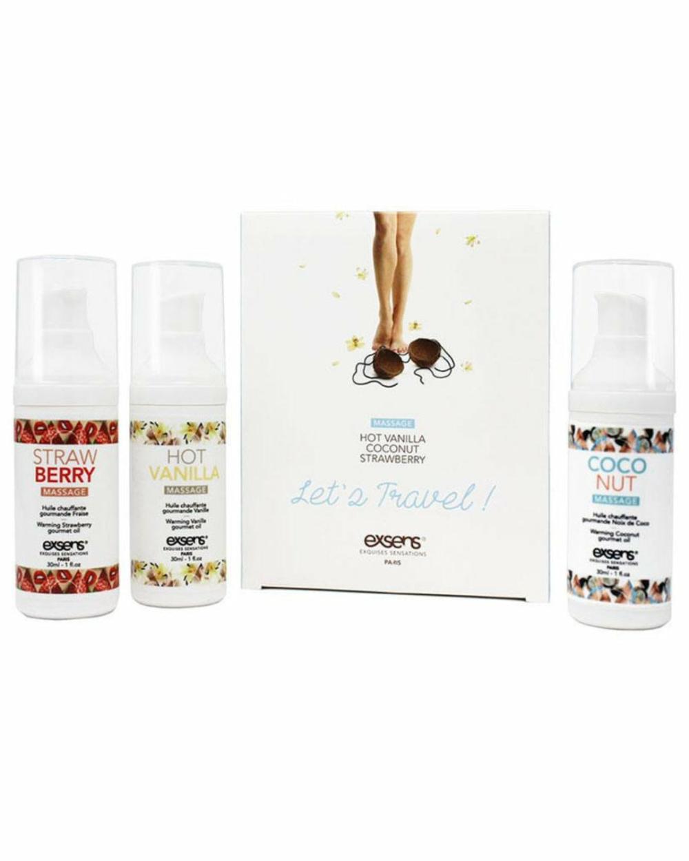 Lubes & Body | Let’S Travel Massage Oil Set For Couples For Couples