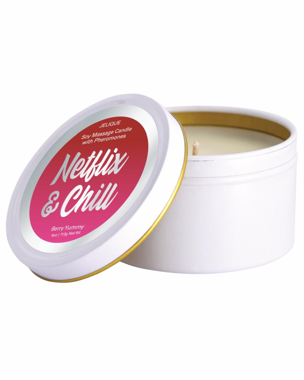 Lubes & Body | Netflix & Chill Pheromone Massage Candle – Berry Yummy Scent Lubes & Body Lubes & Body