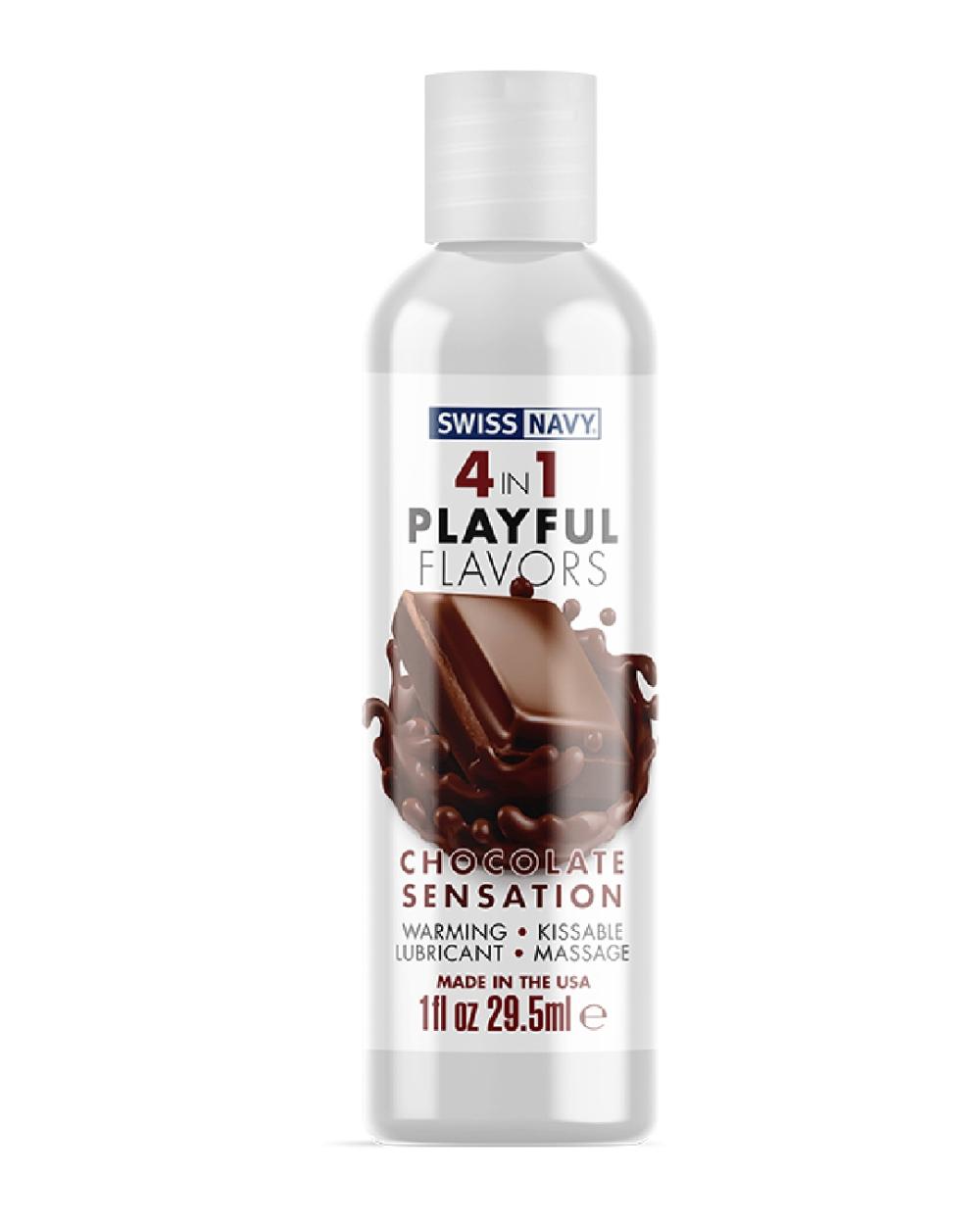 Lubes & Body | Playful Flavors Chocolate Sensation 4 In 1 Warming Lubricant Lubes & Body Lubes & Body