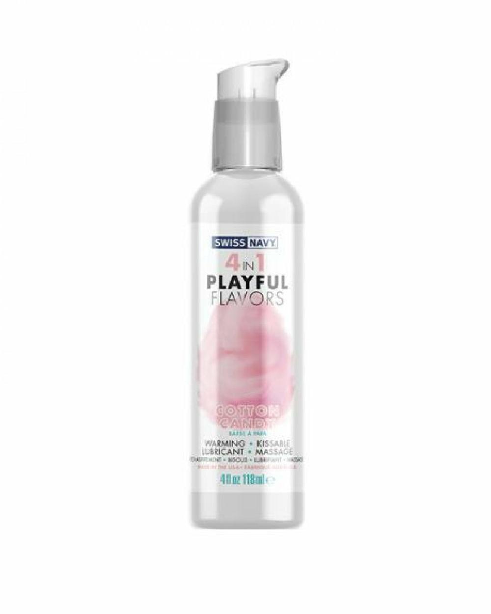 Lubes & Body | Playful Flavors Cotton Candy Delight 4 In 1 Warming Lubricant Lubes & Body Lubes & Body