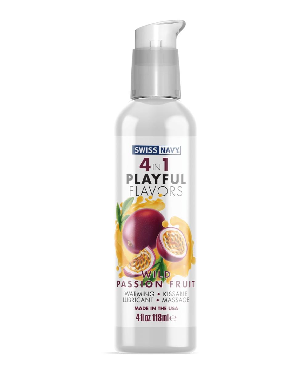 Lubes & Body | Playful Flavors Wild Passion Fruit 4 In 1 Warming Lubricant Lubes & Body Lubes & Body