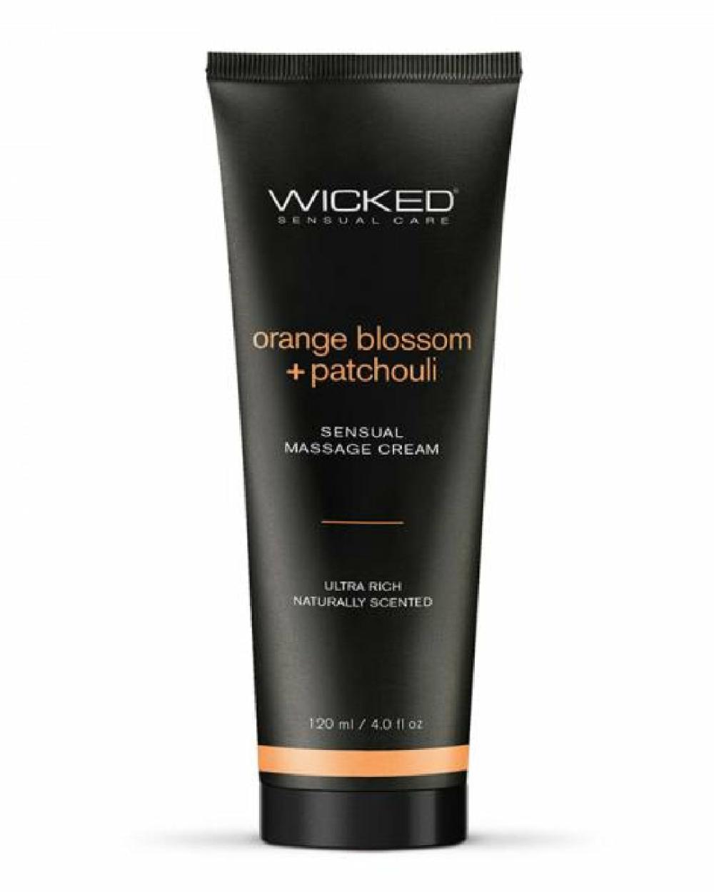 Lubes & Body | Wicked Sensual Orange Blossom & Patchouli Massage Cream Lubes & Body Lubes & Body