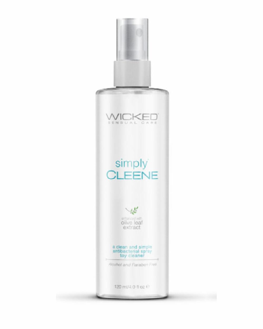 Lubes & Body | Wicked Simply Cleene Antibacterial Toy Cleaner 4 Oz Spray Lubes & Body Lubes & Body