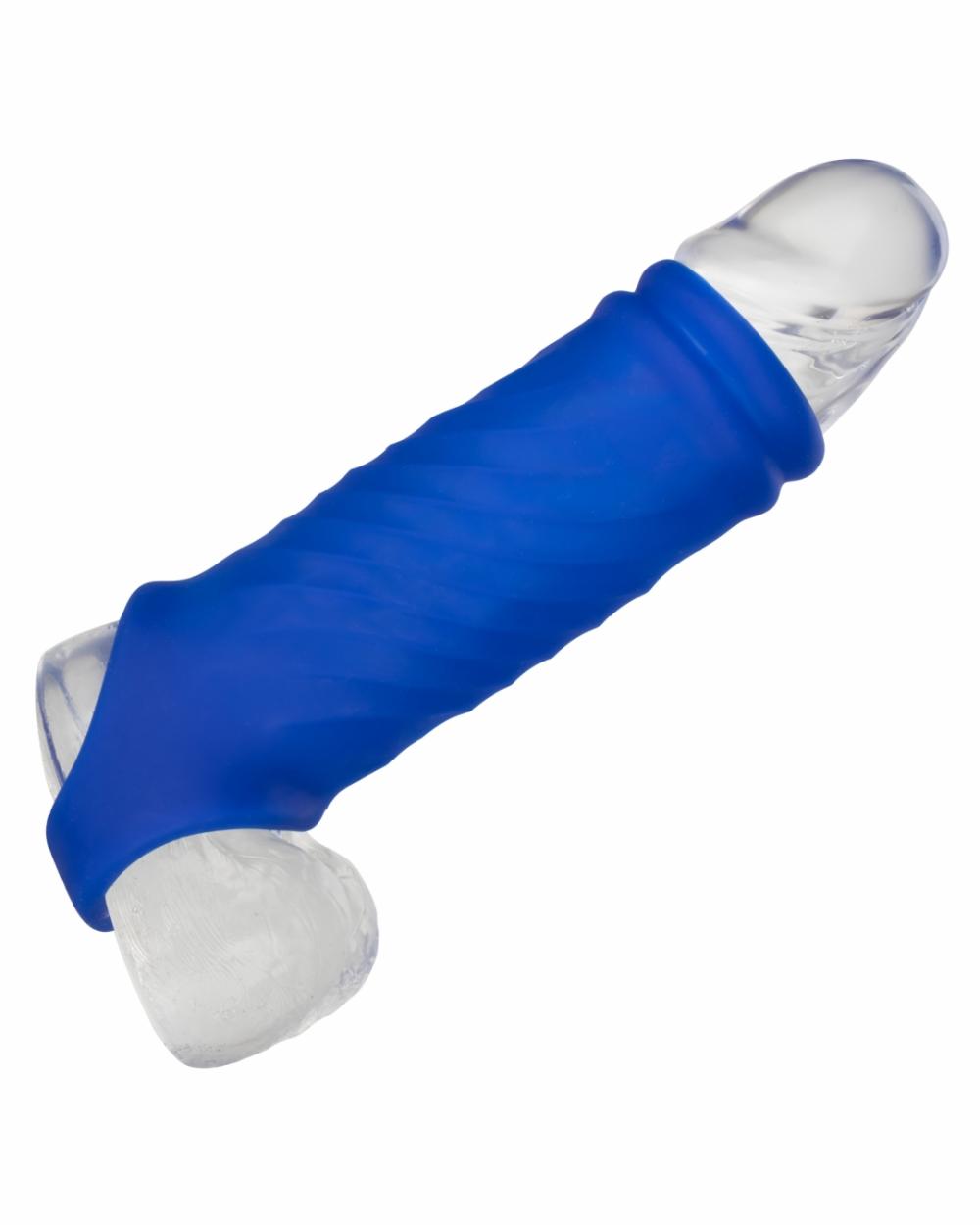 Penis Toys | Admiral™ Liquid Blue Silicone Wave Penis Extension Penis Toys Penis Toys