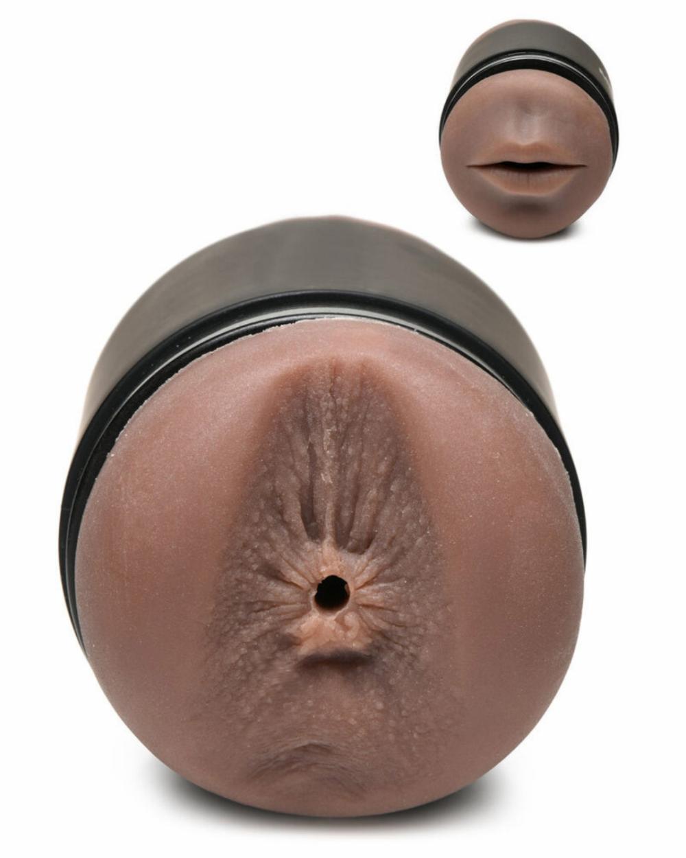 Penis Toys | Mistress Mini Double Stroker Ass & Mouth Pocket Pussy- Chocolate Penis Toys Penis Toys