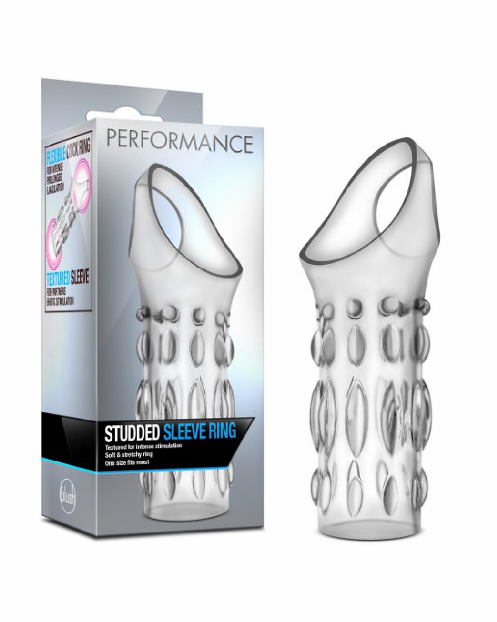 Penis Toys | Performance Penis Girth Enhancer Studded Sleeve – Clear Penis Toys Penis Toys